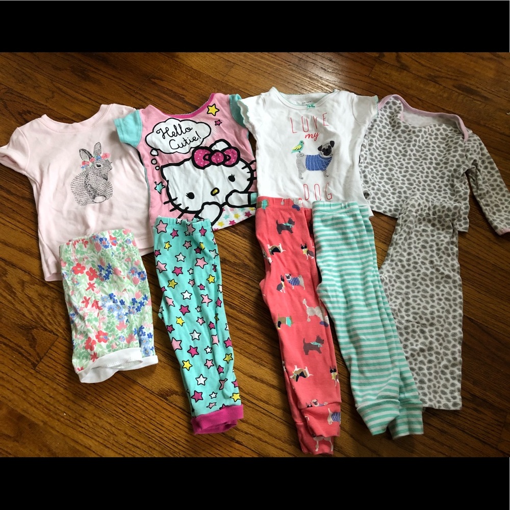 Bundle 12 month girls pajamas